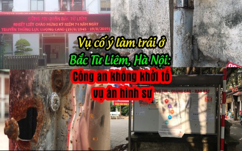 Vụ cố ý làm trái ở Bắc Từ Liêm, Hà Nội: Công an không khởi tố vụ án hình sự