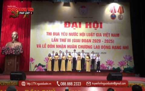 Hội Luật gia Việt Nam tổ chức Đại hội Thi đua yêu nước lần III và đón nhận Huân chương Lao động hạng Nhì