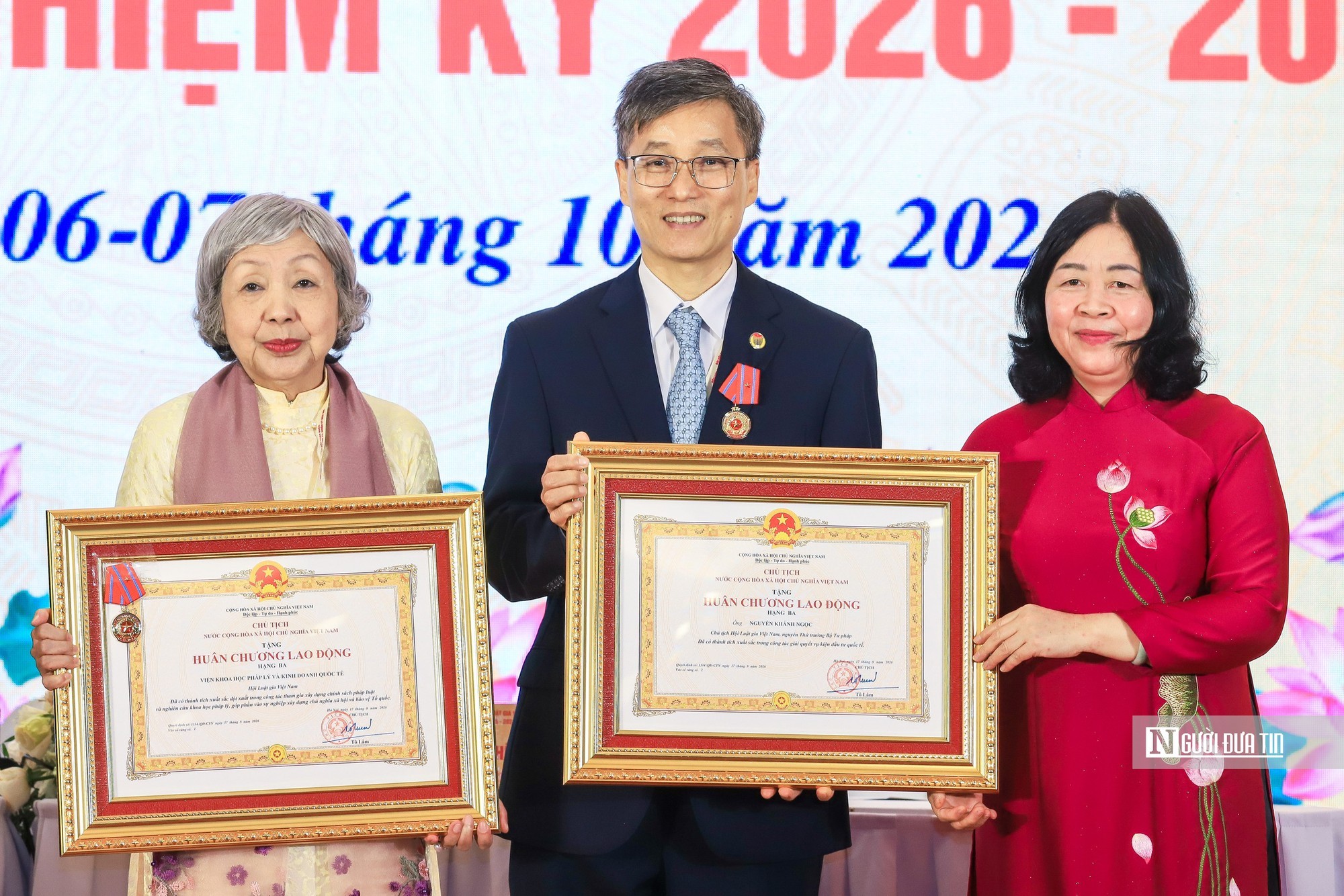 Hội Luật gia Việt Nam đón nhận nhiều Huân chương cao quý tại Đại hội đại biểu toàn quốc lần thứ XV