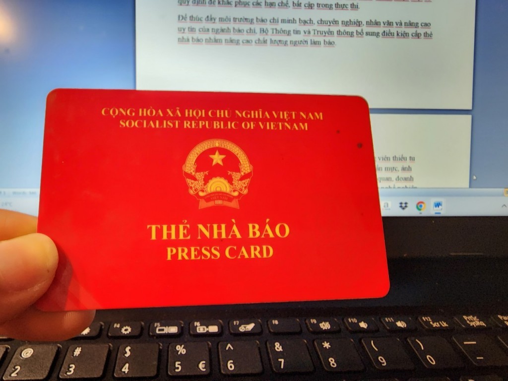 Dự thảo Thông tư quy định chi tiết về trường hợp cấp mới thẻ nhà báo phải qua lớp bồi dưỡng nghiệp vụ, đạo đức nghề nghiệp