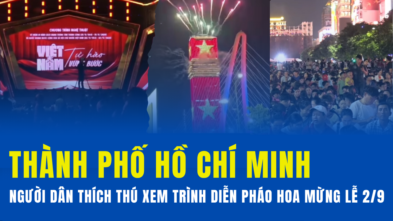 Người dân TP Hồ Chí Minh hân hoan mừng Tết độc lập