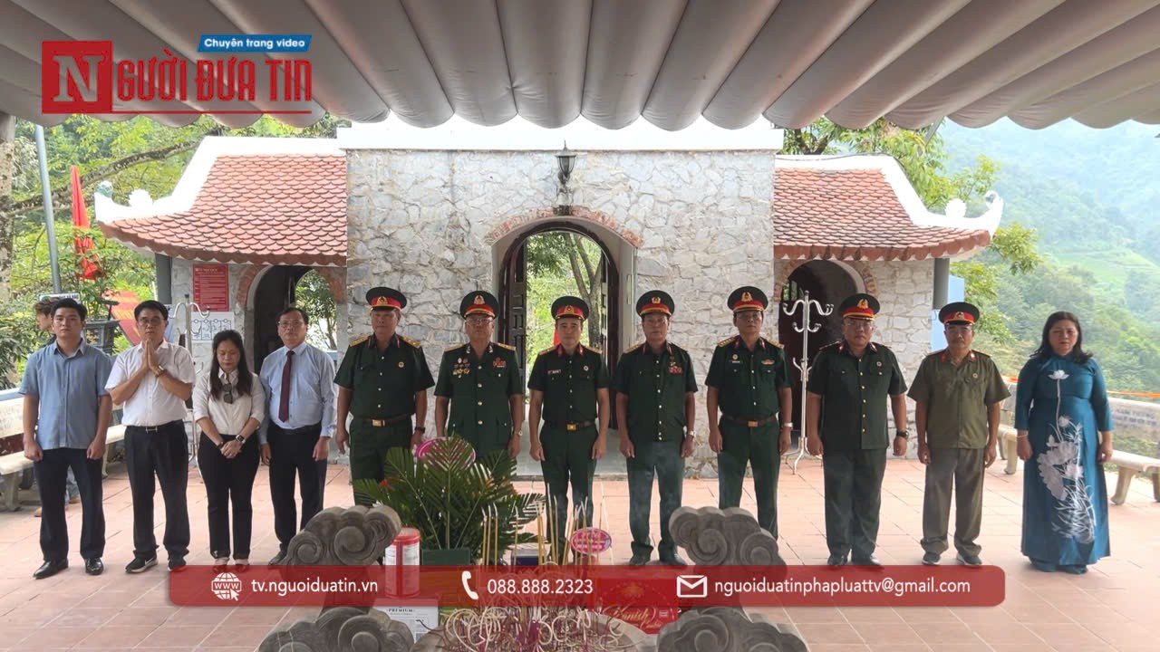 Hội Cựu chiến binh Cơ quan Trung ương Hội Luật gia Việt Nam dâng hương tưởng nhớ các anh hùng liệt sĩ tại Nghĩa trang Vị Xuyên, Tuyên Quang