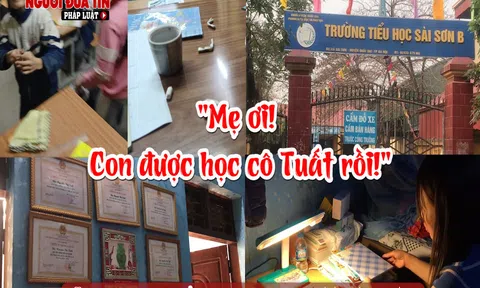 Vụ giáo viên dạy giỏi bị phân công dọn vệ sinh ở Hà Nội: (Bài 3) "Mẹ ơi, con được học cô Tuất rồi!"