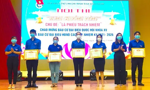 Tuổi trẻ Bình Phước nhiệt tâm thể hiện trách nhiệm với lá phiếu