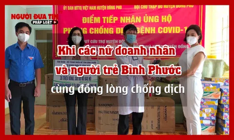 Hội nữ doanh nhân cùng Tỉnh đoàn Bình Phước chung tay chống dịch
