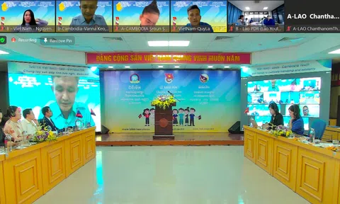 Thanh niên 3 nước Đông Dương chia sẻ phương pháp chống dịch, chung tay vun đắp tình hữu nghị