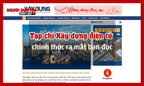 Tạp chí Xây dựng điện tử chính thức ra mắt bạn đọc