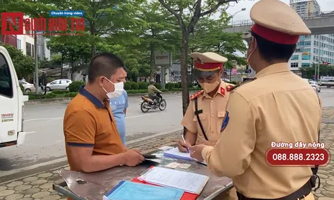 Hà Nội: CSGT tăng cường tuần tra, xử lý xe khách vi phạm