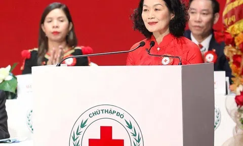 Bà Bùi Thị Hòa giữ chức Chủ tịch Hội Chữ thập đỏ Việt Nam, nhiệm kỳ 2022-2027