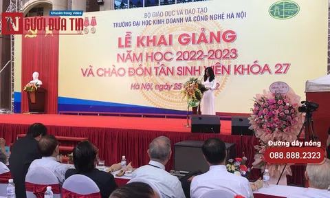 Đại học Kinh doanh và Công nghệ Hà Nội khai giảng năm học mới