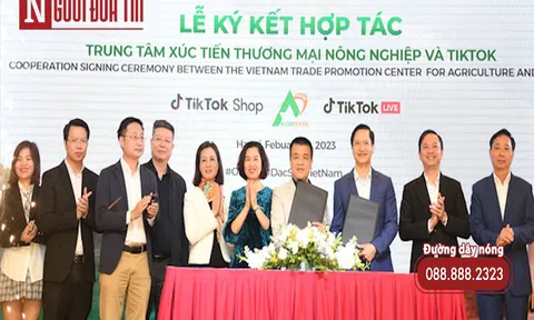 Ký kết hợp tác giữa Trung tâm xúc tiến thương mại nông nghiệp và Tiktok: Thời cơ cho các doanh nghiệp OCOP