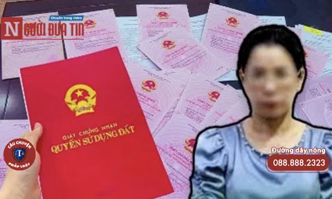 Nữ cán bộ sửa sổ đỏ của dân thành tên mình để mang bán