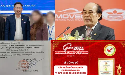 "Đi chợ" mua bán danh hiệu: (Bài 3) Chương trình Gala 2024 - Tự hào thương hiệu Việt Nam có dấu hiệu phạm pháp hình sự