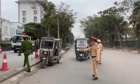 Đội CSGT-TT Công an quận Hoàng Mai, Hà Nội: Xử lý tận gốc xe tự chế, xe giả danh thương binh để đảm bảo ATGT