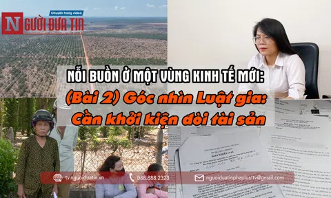 Nỗi buồn ở một vùng kinh tế mới: (Bài 2) Góc nhìn luật gia: Xác định đúng quan hệ pháp luật, khởi kiện đòi tài sản