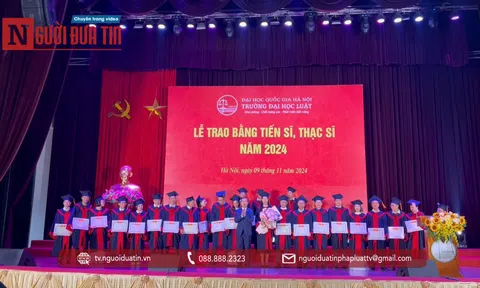 Gần 350 tân Tiến sĩ, Thạc sĩ Trường Đại học Luật, Đại học Quốc Gia Hà Nội nhận bằng tốt nghiệp