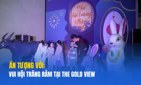 Cư dân nhí The Gold View vui hội trăng rằm