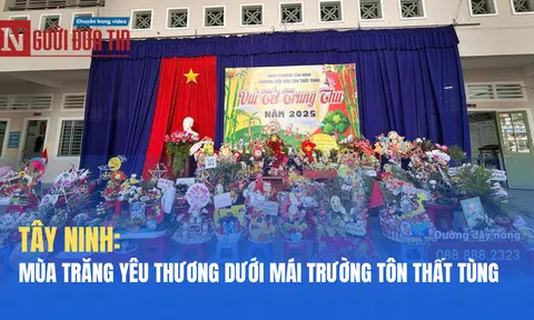 Trường tiểu học Tôn Thất Tùng (Tây Ninh): Vui trung thu dưới mái trường yêu thương