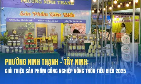 Phường Ninh Thạnh giới thiệu sản phẩm công nghiệp nông thôn tiêu biểu tại Hội chợ khu vực phía Nam – Tây Ninh năm 2025
