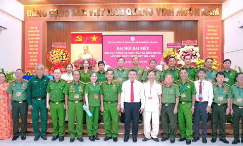 Ra mắt Hội Cựu Công an nhân dân xã Bình Hưng (TP. HCM)