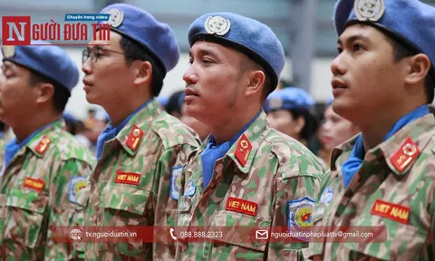 Xúc động lễ đón những người lính quân y hoàn thành nhiệm vụ tại Nam Sudan trở về