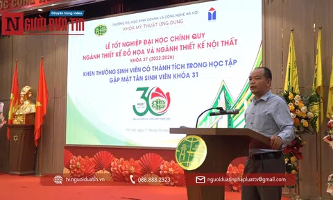 Lễ tốt nghiệp ngành Thiết kế đồ họa, Thiết kế nội thất HUBT