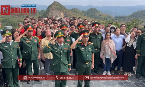 Hành trình tri ân, trọn vẹn nghĩa tình của Hội Cựu chiến binh cơ quan Trung ương Hội Luật gia Việt Nam tại vùng cực Bắc Tổ quốc