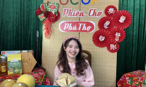 Phú Thọ: Phiên chợ Tết trực tuyến rực rỡ sắc màu văn hóa trên nền tảng Tiktok