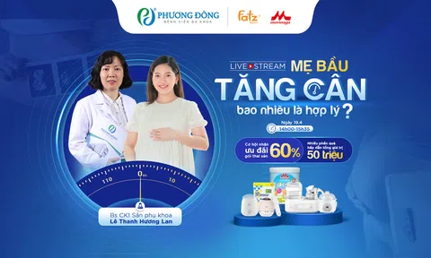 Livestream giải đáp về thai kỳ và bốc thăm trúng thưởng: Mẹ bầu đừng bỏ lỡ!