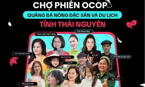 Xúc tiến thương mại đặc sản, sản phẩm OCOP Thái Nguyên kết hợp với du lịch trên nền tảng số