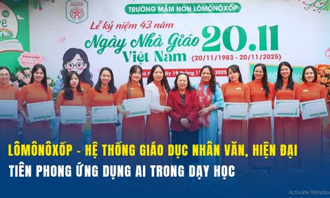 Lômônôxốp  – Hệ thống giáo dục nhân văn, hiện đại, tiên phong ứng dụng AI trong giảng dạy