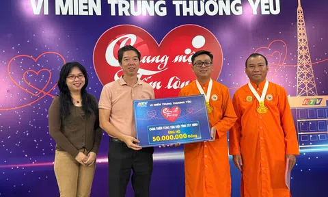 Chùa Thiền Tông Tân Diệu chung tay cứu trợ miền Trung ruột thịt