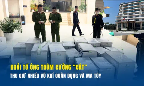Khởi tố ông trùm Cường “Cát” - Giám đốc Công ty TNHH Quan Minh, thu giữ nhiều vũ khí quân dụng và ma túy