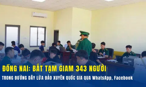 Đồng Nai bắt tạm giam 343 người trong đường dây lừa đảo xuyên quốc gia qua WhatsApp, Facebook