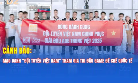 Cảnh báo tình trạng mạo danh “đội tuyển Việt Nam” tham gia thi đấu game Đế chế quốc tế