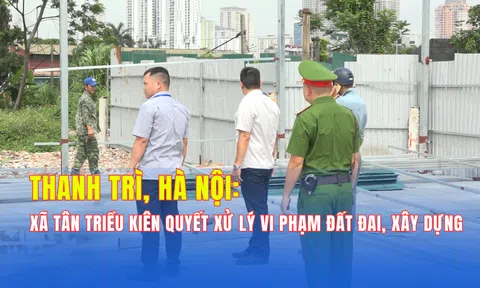 Xã Tân Triều (Thanh Trì, Hà Nội) tích cực kiểm tra, kiên quyết xử lý triệt để vi phạm đất đai, xây dựng
