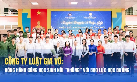 Công ty Luật Gia Võ đồng hành cùng học sinh nói “không” với bạo lực học đường