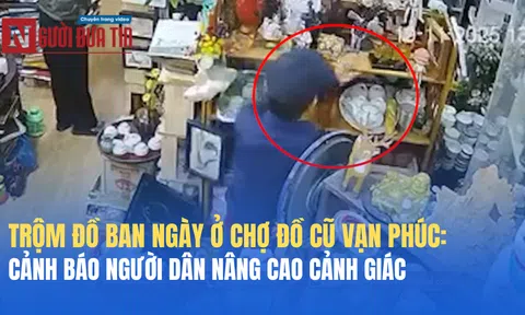 Vấn nạn trộm cắp tại chợ đồ cũ Vạn Phúc: Người dân cần nâng cao cảnh giác