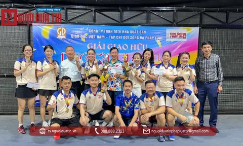 Giải Pickleball giao hữu “rực lửa” mừng 25 năm Tạp chí Đời sống và Pháp luật