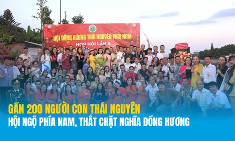Gần 200 người con Thái Nguyên hội ngộ phía Nam, thắt chặt nghĩa đồng hương