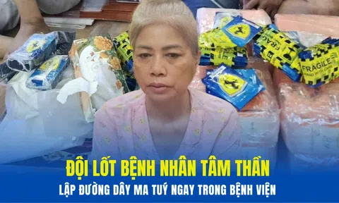 'Đội lốt' bệnh nhân tâm thần, lập đường dây ma tuý ngay trong bệnh viện