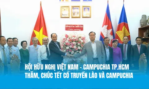 Hội Hữu nghị Việt Nam – Campuchia TP.HCM thăm, chúc Tết cổ truyền Lào và Campuchia