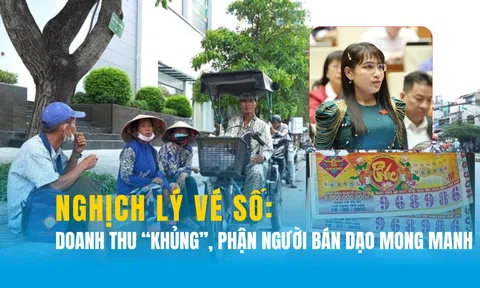 Nghịch lý phía sau những tờ vé số: Doanh thu “khủng” và phận đời mong manh của người bán vé số dạo