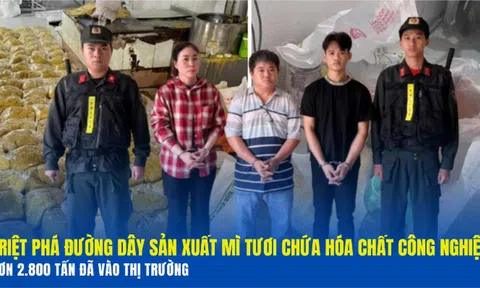 Triệt phá đường dây sản xuất mì tươi chứa hóa chất công nghiệp: Hơn 2.800 tấn đã vào thị trường