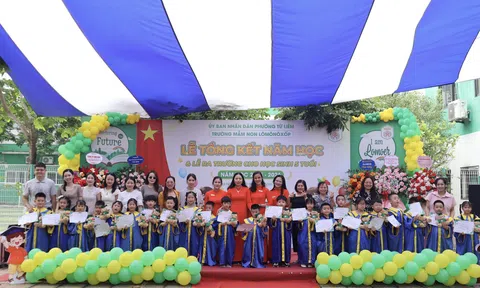 Trường Mầm non Lômônôxốp khép lại năm học bằng những khoảnh khắc đẹp của tuổi thơ