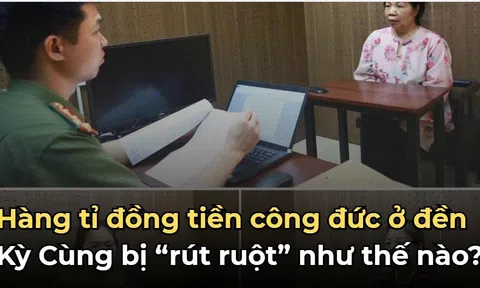 Hàng tỉ đồng tiền công đức ở đền Kỳ Cùng bị “rút ruột” như thế nào?