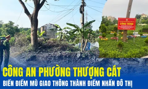 Biến điểm mù giao thông thành điểm nhấn đô thị: Gương sáng nhìn từ phường Thượng Cát (Hà Nội)