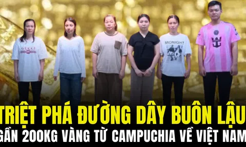 Triệt phá đường dây buôn lậu gần 200kg vàng từ Campuchia vào Việt Nam