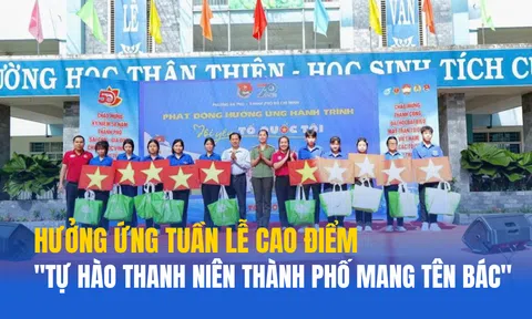 Phường An Phú (TP.HCM) ra quân hưởng ứng Tuần lễ cao điểm "Tự hào thanh niên Thành phố mang tên Bác"