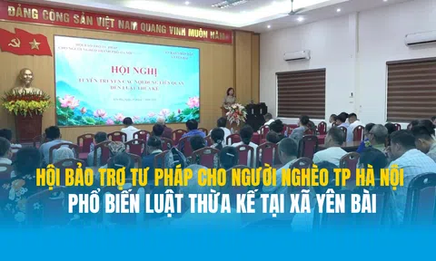 Hội Bảo trợ tư pháp cho người nghèo TP Hà Nội phổ biến Luật Thừa kế tại xã Yên Bài